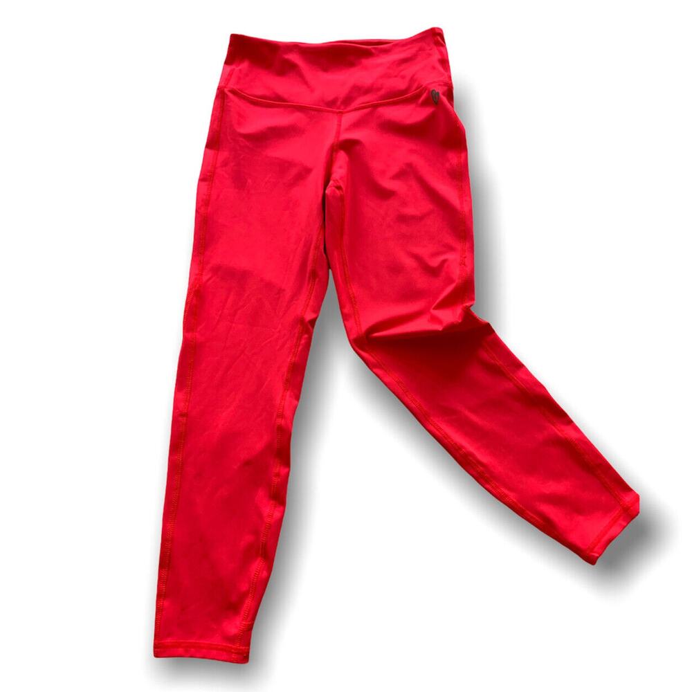 Medium Ellie Activewear Leggings Womens Hot Pink 24" Inseam Crop